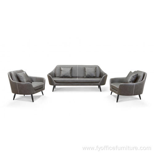 Whole-sale price Living Room Furniture 3 Seater Leather Sofa